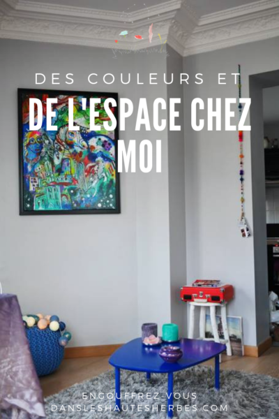 des couleurs à la maison